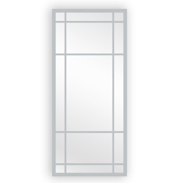 Window Style Mirror Full Length - White 80 CM x 180 CM
