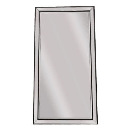 Black Beaded Framed Mirror - X Large 190cm x 100cm