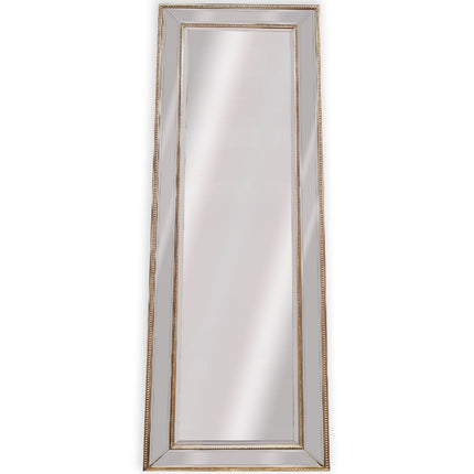 Medium Gold Beaded Framed Mirror - 70cm x 170cm