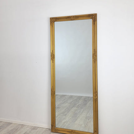 French Provincial Ornate Mirror - Country Gold - Medium 70cm x 170cm