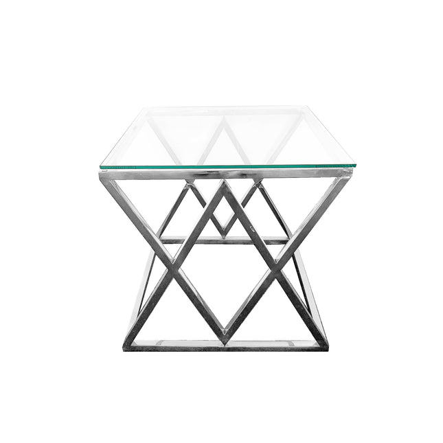 Alsea - Silver Side Table