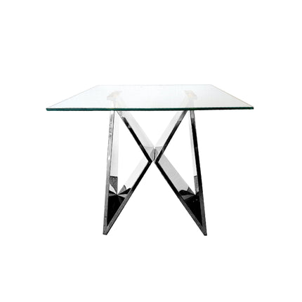 LUXE Silver Side Table