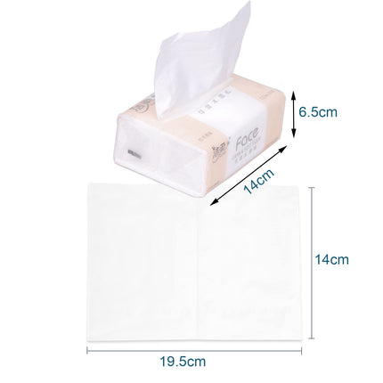 24 Pack 3-ply Soft Facial Tissue with Flower Fragrance 100 Sheets/Pack White