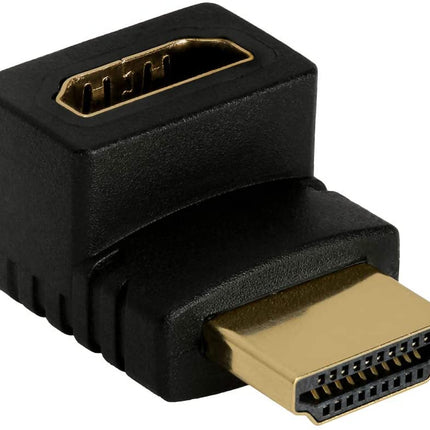 Right Angle 270 Degree HDMI Male to Female Plug Play Connector Adapter joiner