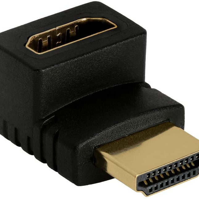 Right Angle 270 Degree HDMI Male to Female Plug Play Connector Adapter joiner