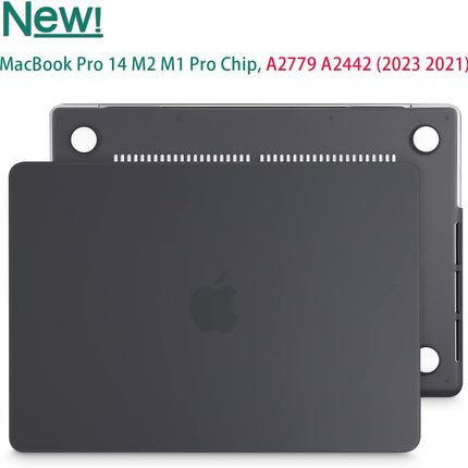 Suitable for MacBook Pro 14 Max Inch Case 2023 2022 2021 M2 A2779 M1 A2442 Hardshell Case Keyboard Cover Black