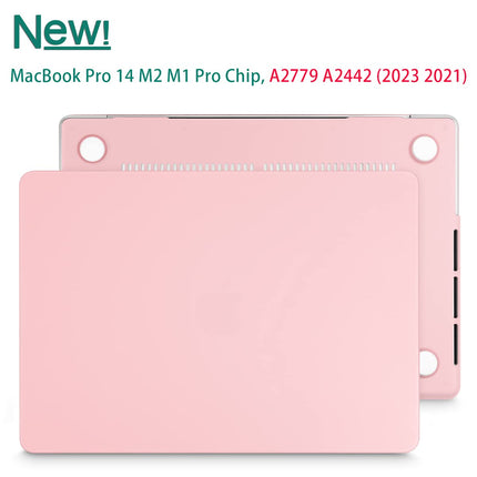 Suitable for MacBook Pro 14 Max Inch Case 2023 2022 2021 M2 A2779 M1 A2442 Hardshell Case Keyboard Cover Sold Pink