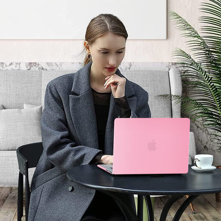MacBook Pro 16 inch Case 2023 2022 2021 M2 A2780 A2485 M1 Pro/Max Hard Shell Case Keyboard Cover Pink