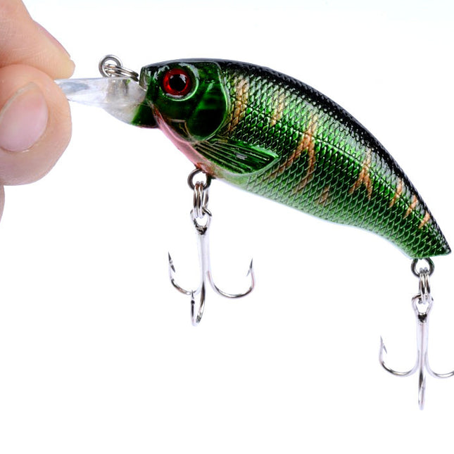 4x 7.5cm Popper Crank Bait Fishing Lure Lures Surface Tackle Saltwater