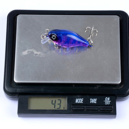 5x 4.3cm Popper Crank Bait Fishing Lure Lures Surface Tackle Saltwater