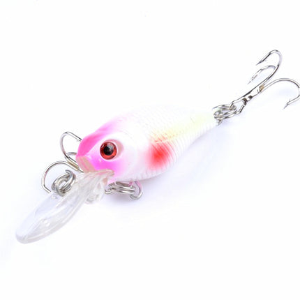 6x 6cm Popper Crank Bait Fishing Lure Lures Surface Tackle Saltwater