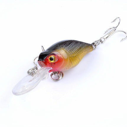 6x 6cm Popper Crank Bait Fishing Lure Lures Surface Tackle Saltwater