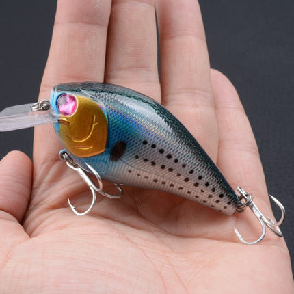 6x 8cm Popper Crank Bait Fishing Lure Lures Surface Tackle Saltwater