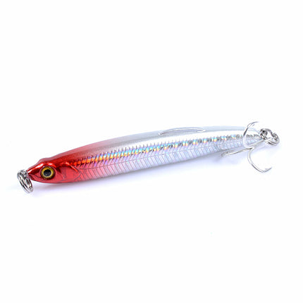 5x Pencil minnow 7.5cm Fishing Lure Lures Surface Tackle Fresh Saltwater