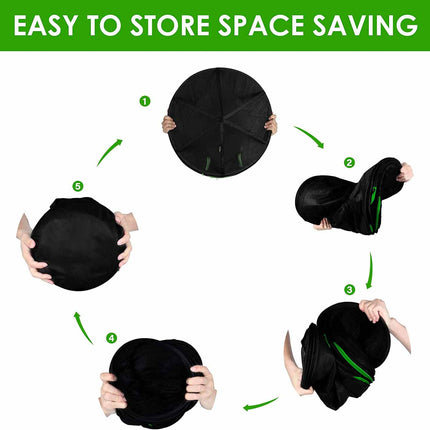 8-Layer 162cm Foldable Herb Vegetable Fruit Drying Dehydrating Rack Mesh Hanging Dryer