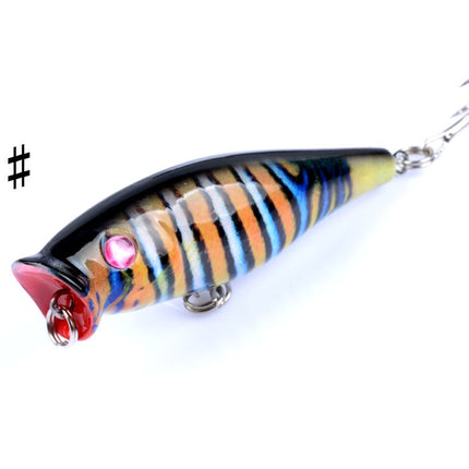 5X 7.5cm Popper Poppers Fishing Lure Lures Surface Tackle Fresh Saltwater