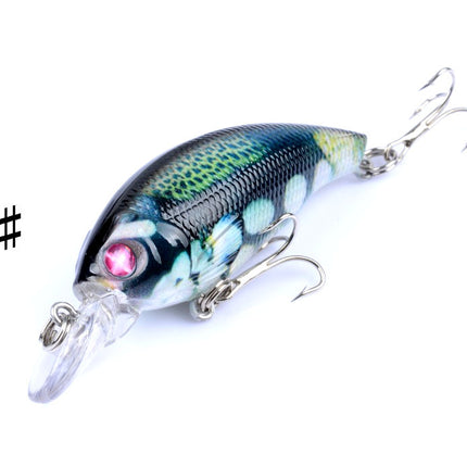 4x 7.5cm Popper Crank Bait Fishing Lure Lures Surface Tackle Saltwater