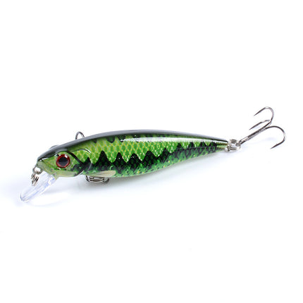 6x Popper Poppers 8.6cm Fishing Lure Lures Surface Tackle Fresh Saltwater