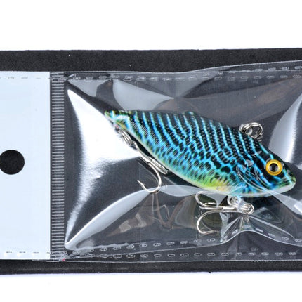 6x 6.5cm Vib Bait Fishing Lure Lures Hook Tackle Saltwater