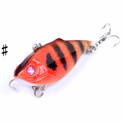 6x 6.5cm Vib Bait Fishing Lure Lures Hook Tackle Saltwater