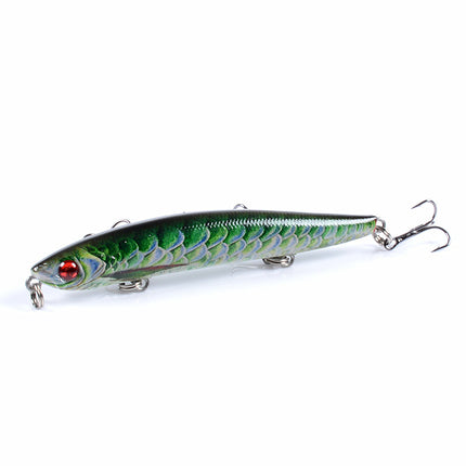 6x Popper Poppers 9.3cm Fishing Lure Lures Surface Tackle Fresh Saltwater