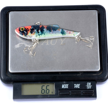 6x 7cm Vib Bait Fishing Lure Lures Hook Tackle Saltwater