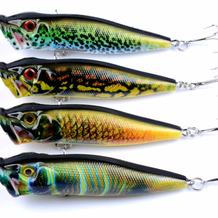 4X 9.5cm Popper Poppers Fishing Lure Lures Surface Tackle Saltwater