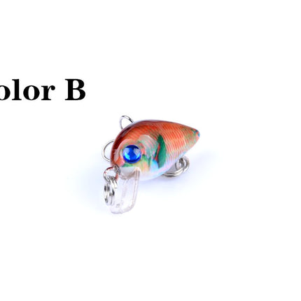 6x 3cm Popper Crank Bait Fishing Lure Lures Surface Tackle Saltwater