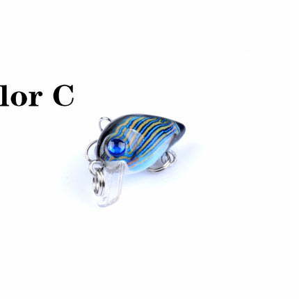 6x 3cm Popper Crank Bait Fishing Lure Lures Surface Tackle Saltwater