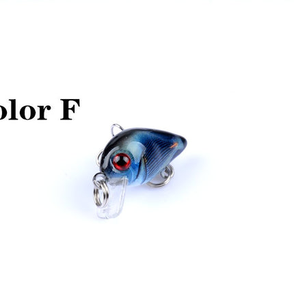 6x 3cm Popper Crank Bait Fishing Lure Lures Surface Tackle Saltwater