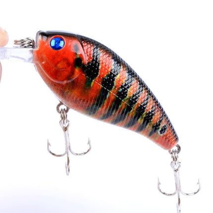 5x 7cm Popper Crank Bait Fishing Lure Lures Surface Tackle Saltwater