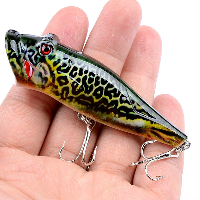 5X 8cm Popper Poppers Fishing Lure Lures Surface Tackle Fresh Saltwater