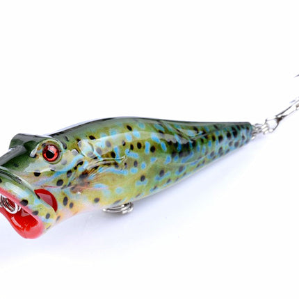 5X 8cm Popper Poppers Fishing Lure Lures Surface Tackle Fresh Saltwater