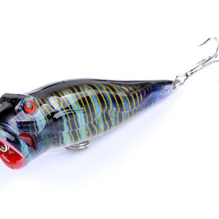 5X 8cm Popper Poppers Fishing Lure Lures Surface Tackle Fresh Saltwater