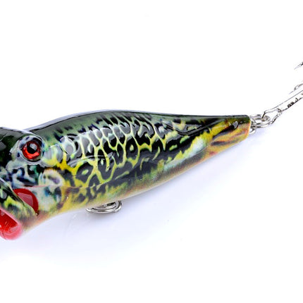 5X 8cm Popper Poppers Fishing Lure Lures Surface Tackle Fresh Saltwater