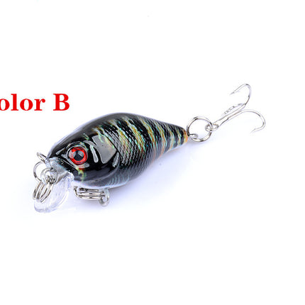 6x 4.3cm Popper Crank Bait Fishing Lure Lures Surface Tackle Saltwater