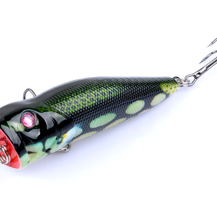 6X 7cm Popper Poppers Fishing Lure Lures Surface Tackle Fresh Saltwater
