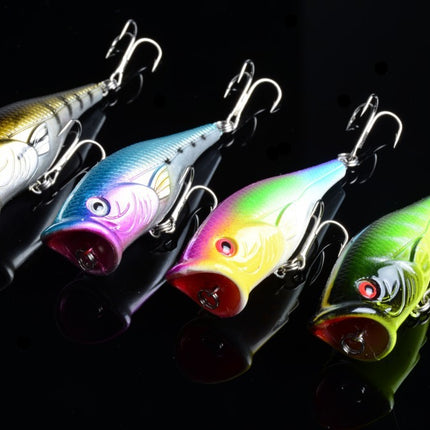 4X 6.5cm Popper Poppers Fishing Lure Lures Surface Tackle Fresh Saltwater