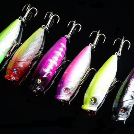 6X 6.5cm Popper Poppers Fishing Lure Lures Surface Tackle Fresh Saltwater