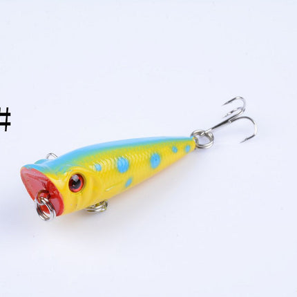 5X 5cm Popper Poppers Fishing Lure Lures Surface Tackle Fresh Saltwater