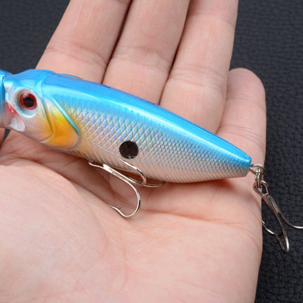 4X 8cm Popper Poppers Fishing Lure Lures Surface Tackle Fresh Saltwater