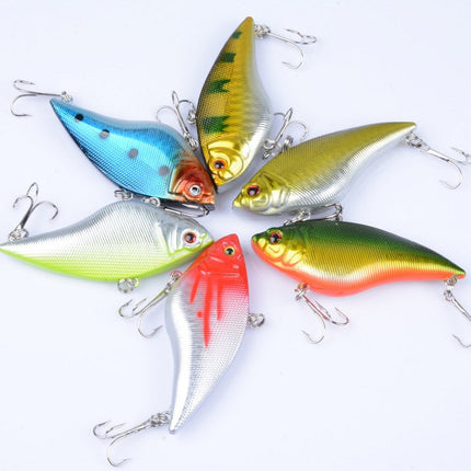 6x 7cm Vib Bait Fishing Lure Lures Hook Tackle Saltwater