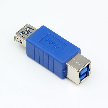 USB 3.0 A Female to B Female F/F Printer Female Data Converter Adapter Connector