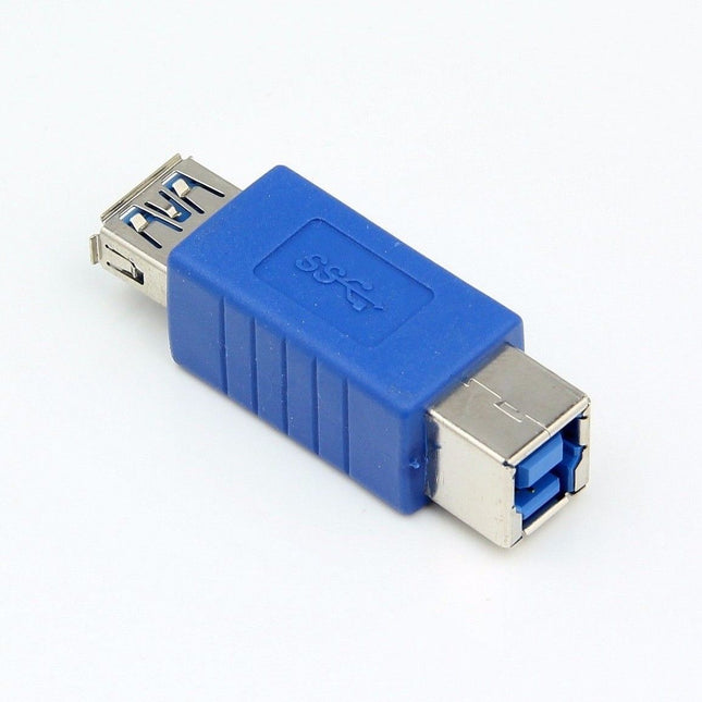 USB 3.0 A Female to B Female F/F Printer Female Data Converter Adapter Connector