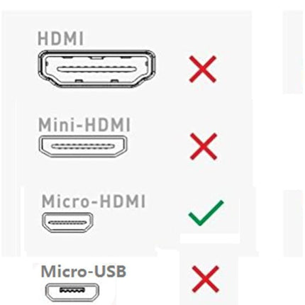 Micro HDMI Male TO HDMI Female Adapter convertor