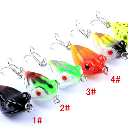 6X 4cm Popper Poppers Fishing Lure Lures Surface Tackle Fresh Saltwater