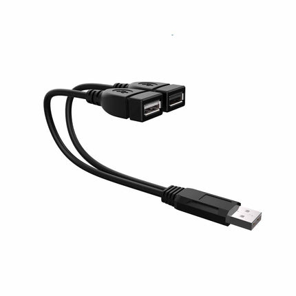 USB Splitter 1 Male to 2 Female USB Extension Cable Connectors USB 2.0 Male to Dual USB Female Splitter