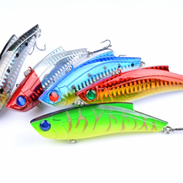 5x 9cm Vib Bait Fishing Lure Lures Hook Tackle Saltwater