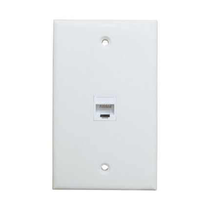 1 Port Cat6 Ethernet Wall Plate Ethernet Cable Wall Plate Adapter