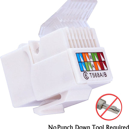 6 Port Cat6 Ethernet Ethernet Wall Plate Cable Wall Plate Adapter